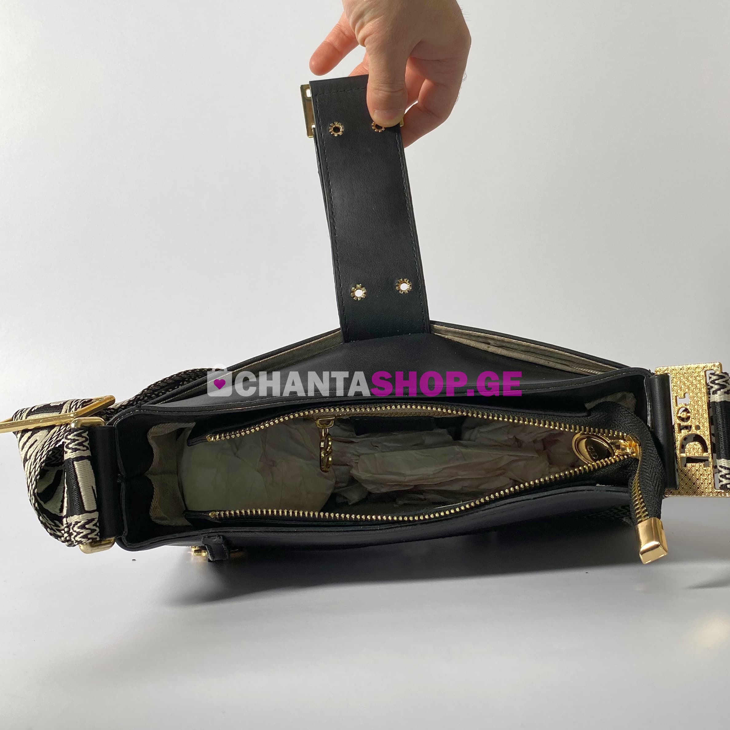 ქალის ჩანთა (დიორის სტილი) thumbnail 4